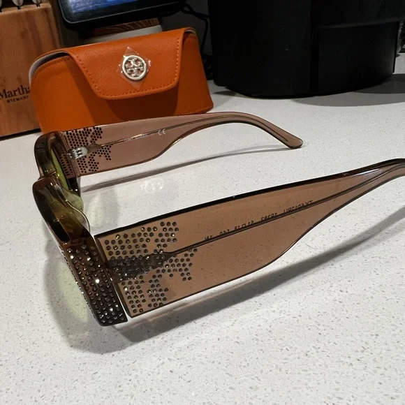 Tori Burch Rhinestone Glasses